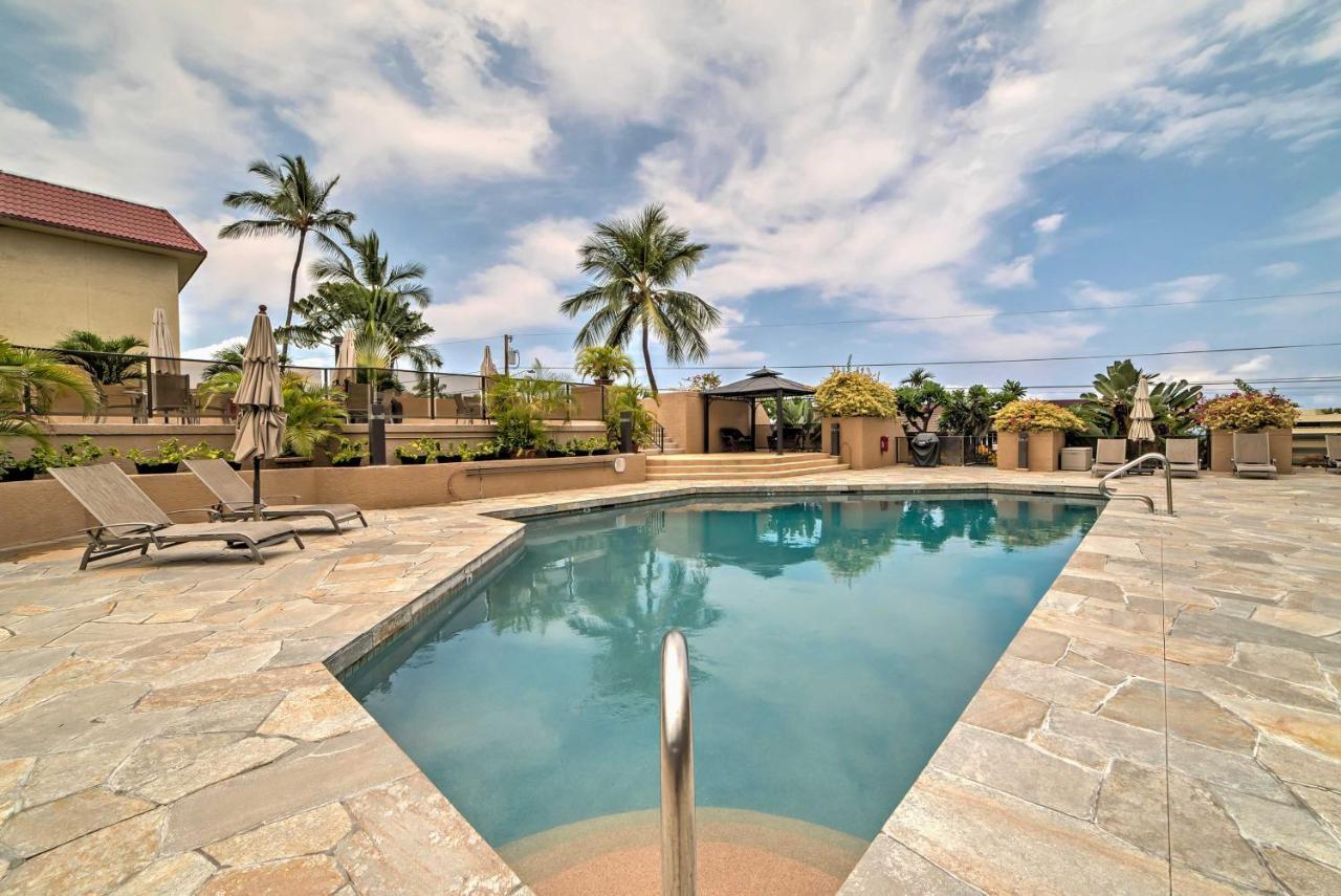 Kona Pacific Top Floor Retreat Ocean View And Pool! Kailua Kültér fotó
